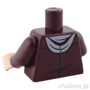 画像2: トルソー(オープンジャケット ダークブラウン・フード ライトブルーイッシュグレー) (2)