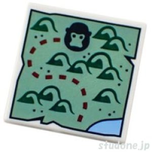 2x2タイル（マップ・ゴリラ ヘッド/山/丘）