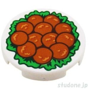 ラウンド2x2タイル（ミートボール）