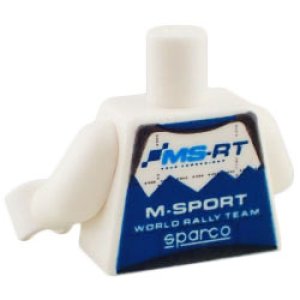 画像2: トルソー（レーシング スーツ ホワイト・フォード/MS-RT/M-Sport World Rally Team/Sparco） (2)