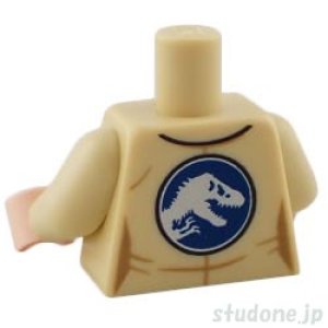 画像2: トルソー(シャツ タン・ネームタグ/ポケット/ジュラシックワールドロゴ) (2)