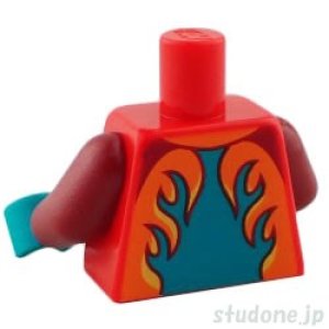 画像2: トルソー(レーシング スーツ レッド・オレンジ パネル/フレイム ダークターコイズ) (2)