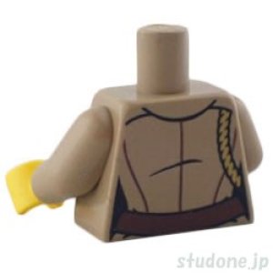 画像2: トルソー(ポリス ジャケット ダークタン・ゴールドバッジ/ネクタイ オリーブグリーン/ベルト) (2)