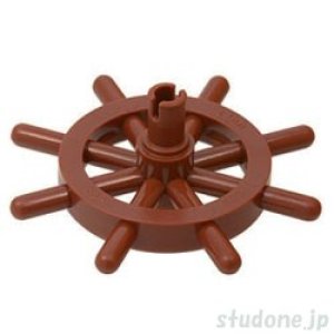 画像2: 舵輪(レディッシュブラウン) (2)