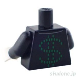 画像2: トルソー（スーツ ブラック・ネクタイ/＄紙幣） (2)