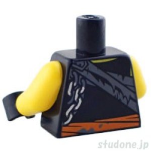 画像2: トルソー(シャツ ブラック・ショルダー ベルト/チェーン/サッシュ) (2)