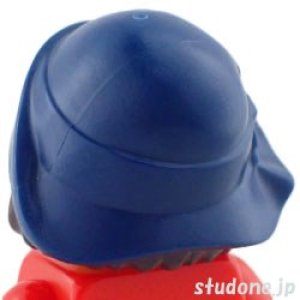 画像2: ヘア(ダークブラウン・折り込み ハット ダークブルー) (2)