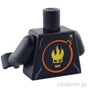 画像2: トルソー(エージェント ジャケット ブラック・オレンジ ライトニングボルト) (2)