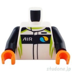 トルソー（レーシング シャツ ホワイト・ライム ストライプ/AIR オクタン ロゴ）
