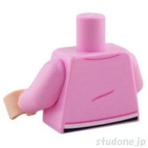 画像2: トルソー(ジャケット ピンク・シャツ レッド) (2)