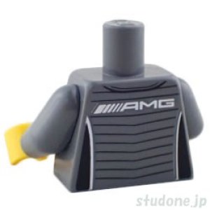 画像2: トルソー（レーシング ジャケット ダークブルーイッシュグレー・AMG） (2)