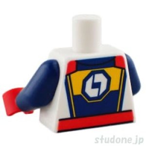 画像2: トルソー(レーシング スーツ・パネル ダークブルー/ライトオレンジ ロゴ) (2)