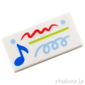 1x2タイル（音符/落書き）