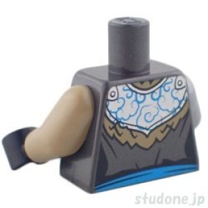 画像2: トルソー（ローブ パールダークグレー・シルバープレート アーマー/ファー） (2)