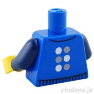 画像2: トルソー(オープン ジャケット ブルー・6ドット パターン) (2)