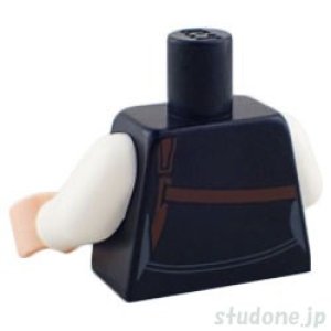 画像2: トルソー(ベスト ブラック・シャツ ホワイト/ハーネス/ガンベルト) (2)