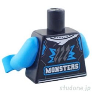 画像2: トルソー(パーカー ブラック・砂時計/MONSTERS) (2)