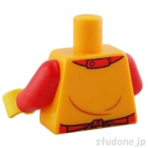 画像2: トルソー（シャツ ブライトライトオレンジ・エプロン レッド/??） (2)