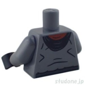 画像2: トルソー(パーカー ダークブルーイッシュグレー・フード ブラック/ドローストリング/ジッパー) (2)