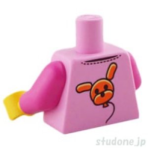 画像2: トルソー（シャツ ブライトピンク・ドッグ/ヘッドバルーン） (2)