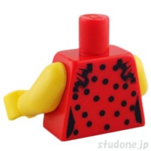 画像2: トルソー(ドレス レッド・ドットパターン) (2)