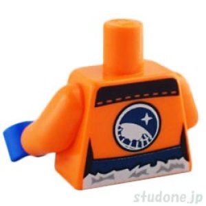 画像2: トルソー（エクスプローラー ジャケット オレンジ・ファー ホワイト/ジッパー/ポケット） (2)