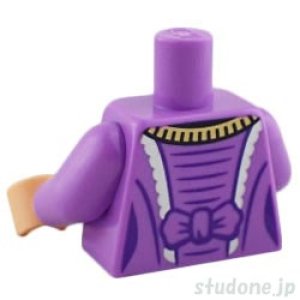 画像2: トルソー(ドレス ミディアムラベンダー・布の巻尺) (2)