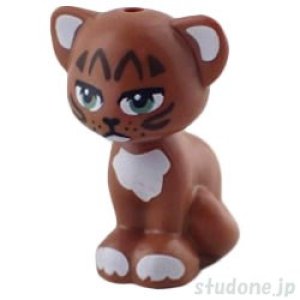 フレンズ・ネコ・お座り（ミディアムブラウン）