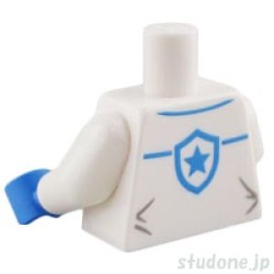 画像2: トルソー（ポリス ジャケット ホワイト・スターバッジ バックプリント） (2)