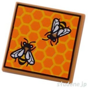 2x2タイル（ハチの巣・ハチ2匹・TYPE2）
