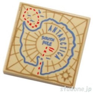 2x2タイル（マップ・ANTARCTICA/SOUTH POLE）