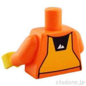 画像2: トルソー（ジャケット オレンジ・BLO/DBG/WH パネル/ジッパー） (2)