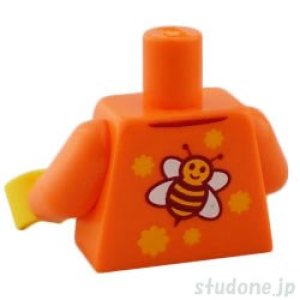 画像2: トルソー（シャツ オレンジ・ミツバチ/フラワー） (2)
