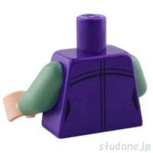 画像2: トルソー（ベスト ダークパープル・シャツ サンドグリーン/ベルト バックル） (2)