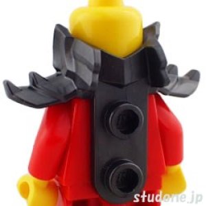 画像2: ドラゴン ジョー ショルダー アーマー・2スタッド（パールダークグレー） (2)