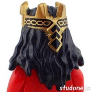 画像2: ヘア（ブラック・ゴールド クラウン） (2)