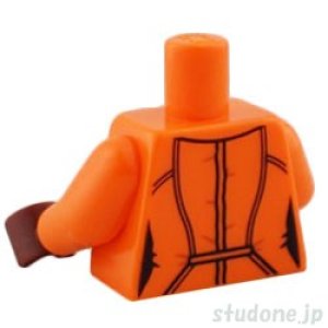 画像2: トルソー（ジャケット オレンジ・ブラック ライン/ジッパー） (2)