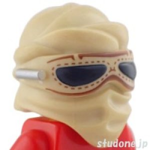 画像2: ファブリック マスク・ゴーグル（タン） (2)