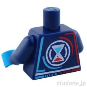 画像2: トルソー（ジャケット ダークブルー・ダークアジュール/レッド トリム・砂時計） (2)