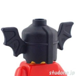 画像2: コウモリ兜（ブラック） (2)