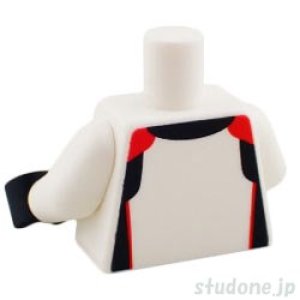 画像2: トルソー（レーシング スーツ ホワイト・フォーミュラ1） (2)