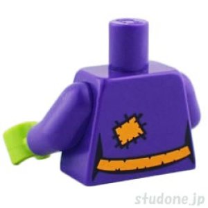 画像2: トルソー（シャツ ダークパープル・ベルト/パッチ） (2)