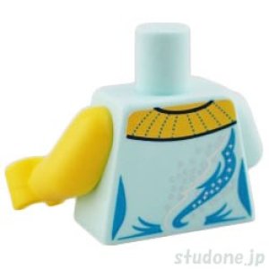 画像2: トルソー（アイススケーティング コスチューム ライトアクア） (2)