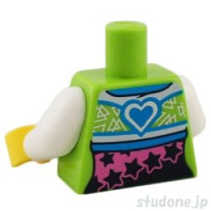 画像2: トルソー（ジャケット ライム・ハート/トライアングル/シャツ スター） (2)