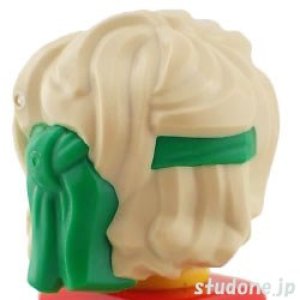 画像3: ヘア398（タン・バンダナ/グリーン） (3)