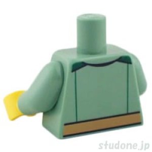 画像2: トルソー（ポリス シャツ サンドグリーン・ゴールド バッジ/ベルト） (2)