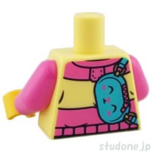 画像2: トルソー（ジャケット ブライトライトイエロー・ブライトピンク パネル/ショルダー バック） (2)