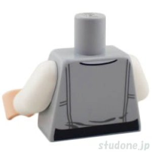 画像2: トルソー（ベスト ライトブルーイッシュグレー・ポケット テクノ バックル） (2)