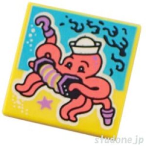 2x2タイル（アルバムカバー・スクイッド/アコーディオン）