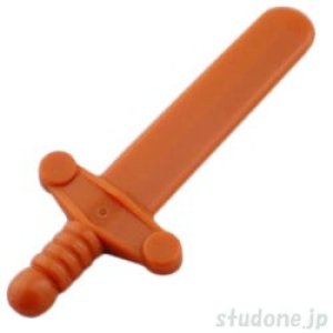 ショートソード・細工柄（ダークオレンジ）
